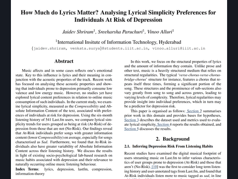 How Much do Lyrics Matter?